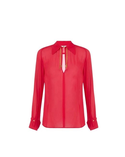 Elisabetta Franchi Red Blouses