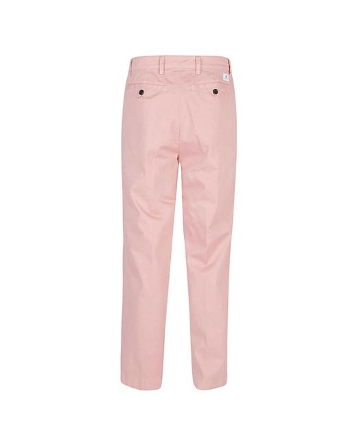 Department 5 Pink Straight Trousers for men