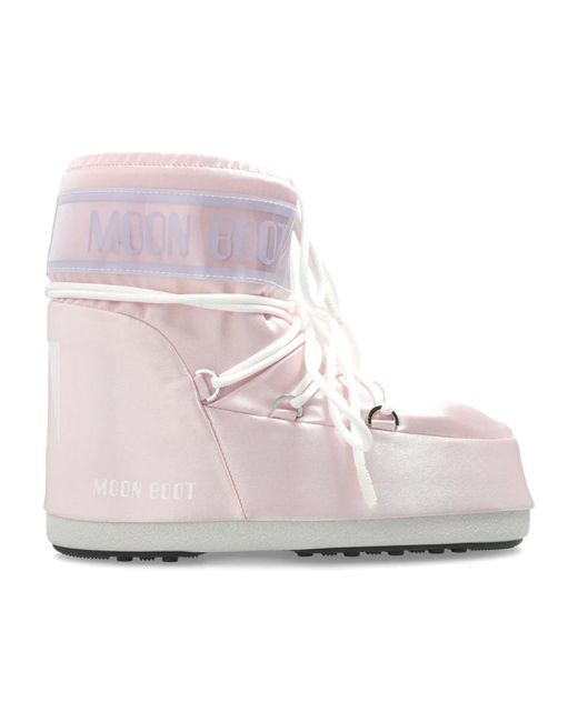 Moon Boot Pink Schneestiefel Icon Low Pearly