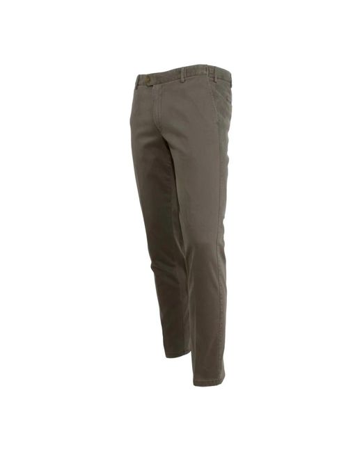 Meyer Gray Slim-Fit Trousers for men
