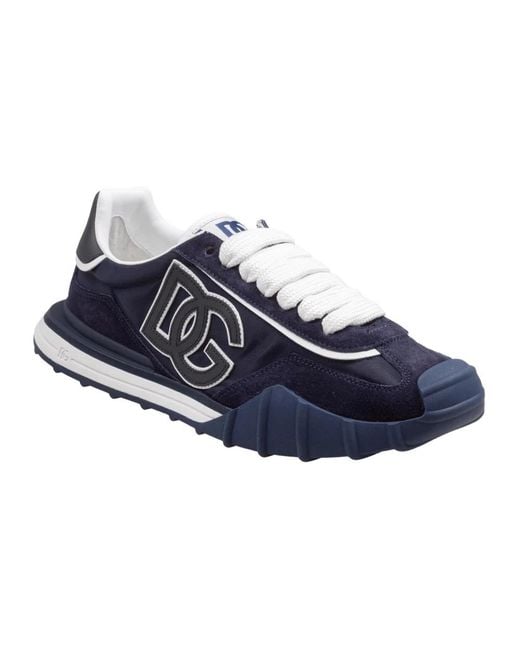 Dolce & Gabbana Blue Sneakers for men