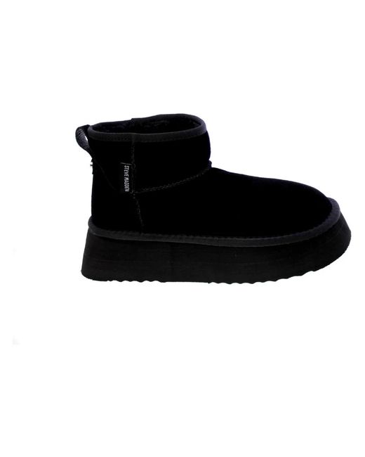 Steve Madden Black Winter Boots