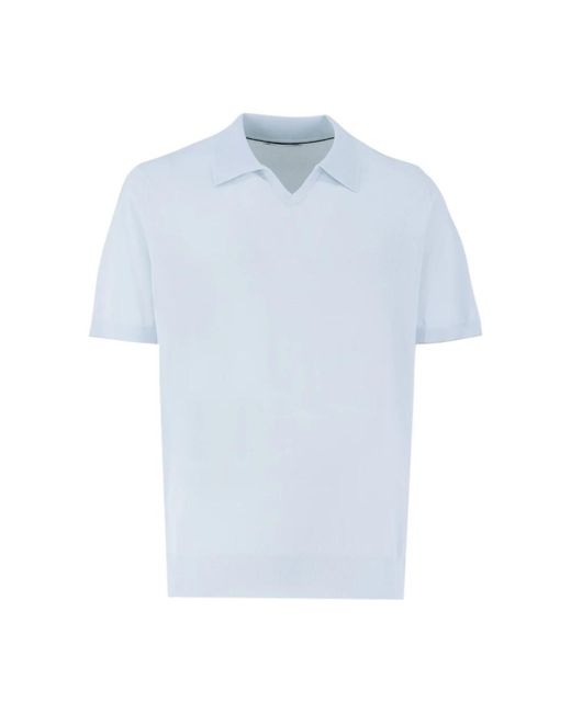 Polo Shirts di Brunello Cucinelli in Blue da Uomo