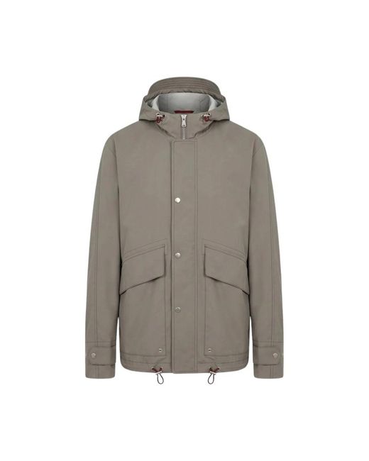 Brunello Cucinelli Gray Light Jackets for men