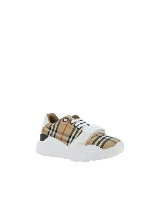 Burberry Neue regis sneakers, schnürverschluss in White für Herren
