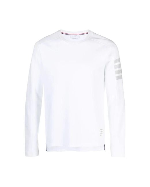 Thom Browne White Long Sleeve Tops for men
