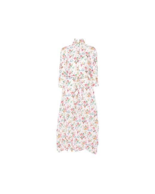 Maxi Dresses Daniela Gregis de color White