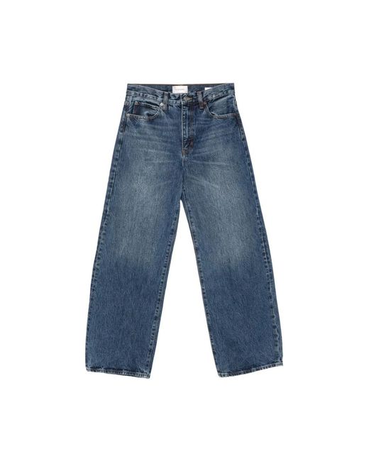 FRAME Blue Straight Fit Jeans