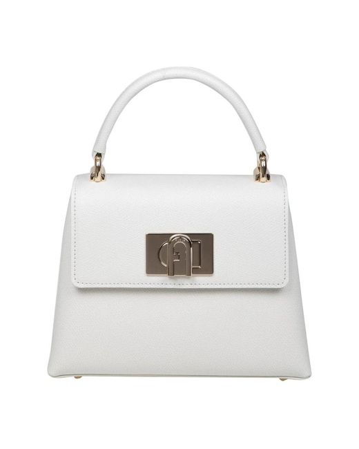 Furla White Handbags