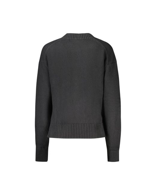 Calvin Klein Black Round-Neck Knitwear