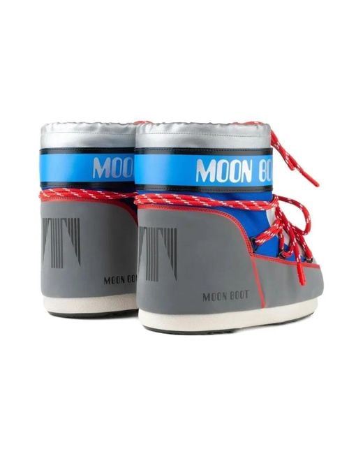 Winter Boots Moon Boot de hombre de color Blue