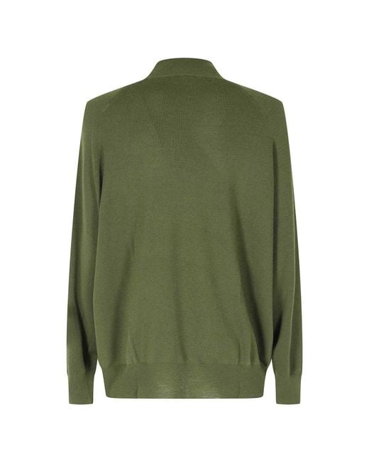 Aspesi Green Turtlenecks
