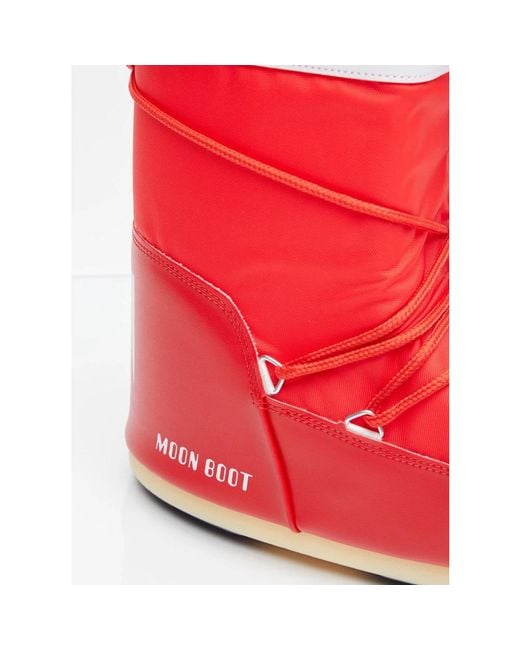 Moon Boot Red Winter Boots for men