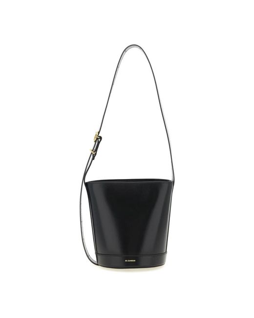Jil Sander Black Bucket Bags