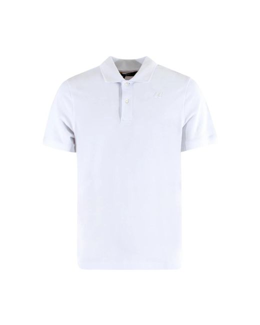 K-Way White Polo Shirts for men
