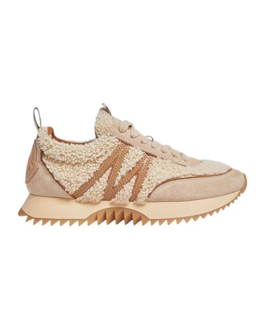 Moncler Shearling City Trainer in Natural für Herren