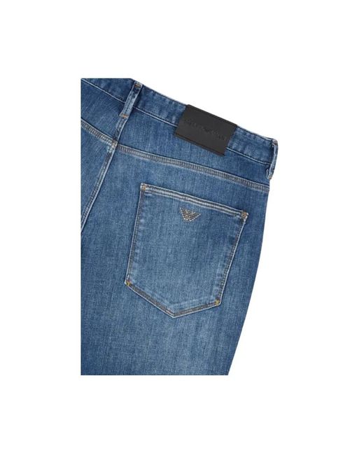 Emporio Armani Blue Slim-Fit Jeans for men