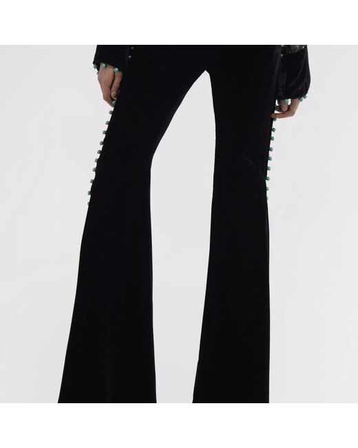 Roberto Cavalli Black Wide Trousers
