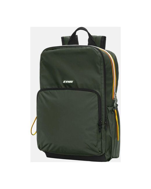 K-Way Green Stylischer rucksack mit gizy design