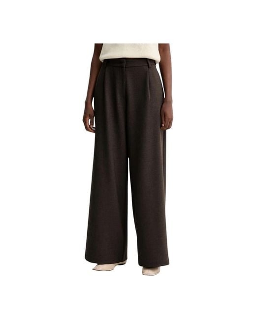 Sessun Wijde Broek in het Black