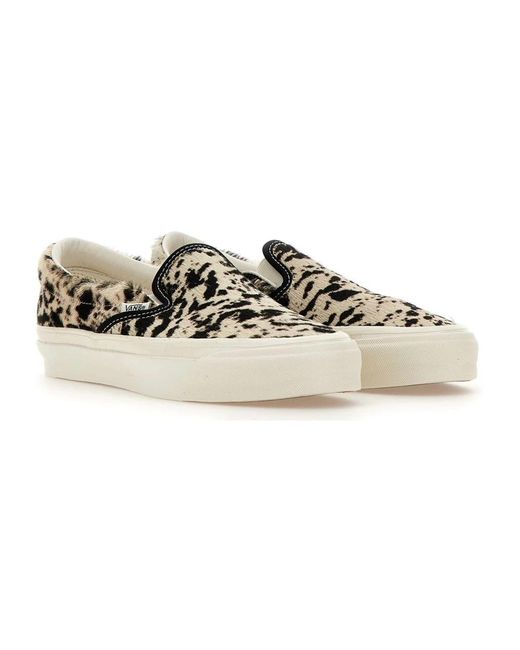 Vans Schoenen ,Veelkleurig ,Lx Classic Slip-On 98 Pony Hair in het Black voor heren