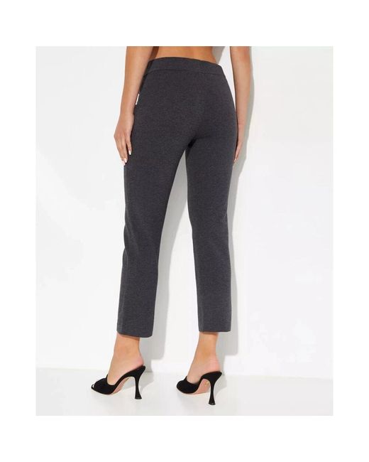 Norma Kamali Blue Graue tailored pencil hose