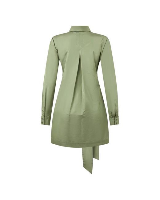 Alberta Ferretti Green Shirt Dresses