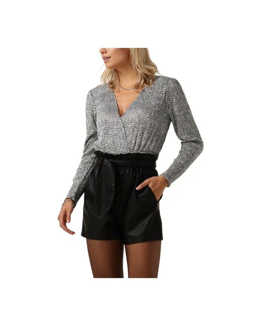 Minus Limea Wrap Blouse in het Black