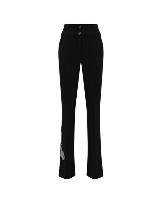 Blugirl Blumarine Black Straight Trousers