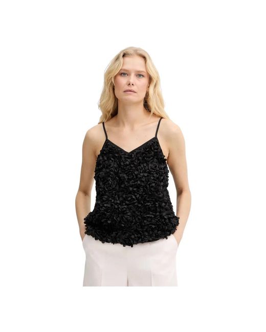 Twinset Black Sleeveless Tops