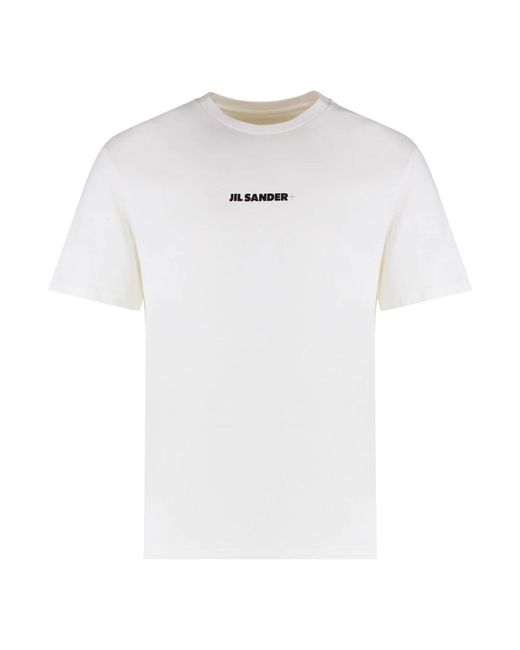 T-Shirts di Jil Sander in White da Uomo