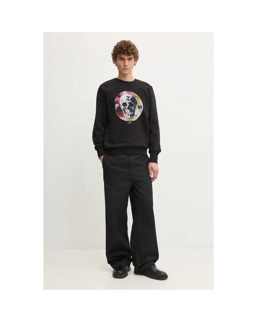 Paul Smith Sweatshirt Met Print in het Black voor heren