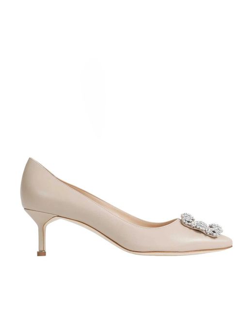 Manolo Blahnik Natural Pumps