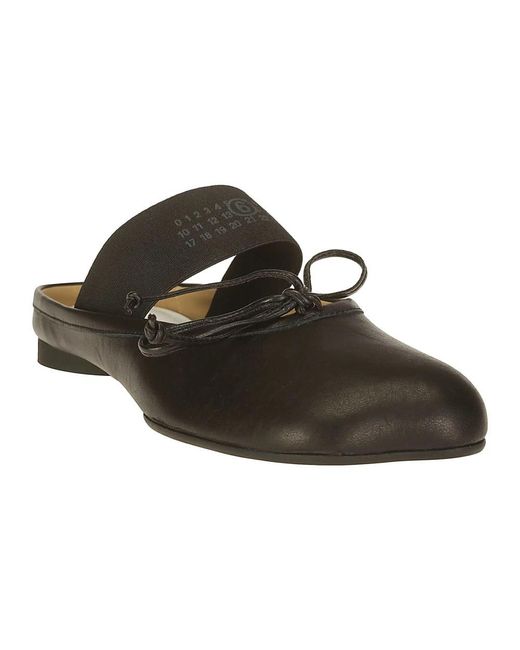 MM6 by Maison Martin Margiela Brown Mules