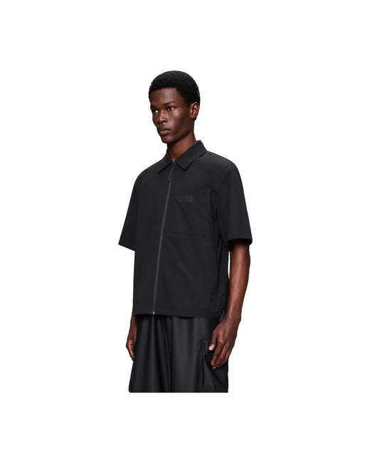 Rains Black Light Jackets for men