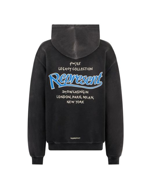 Represent Black Hoodies for men