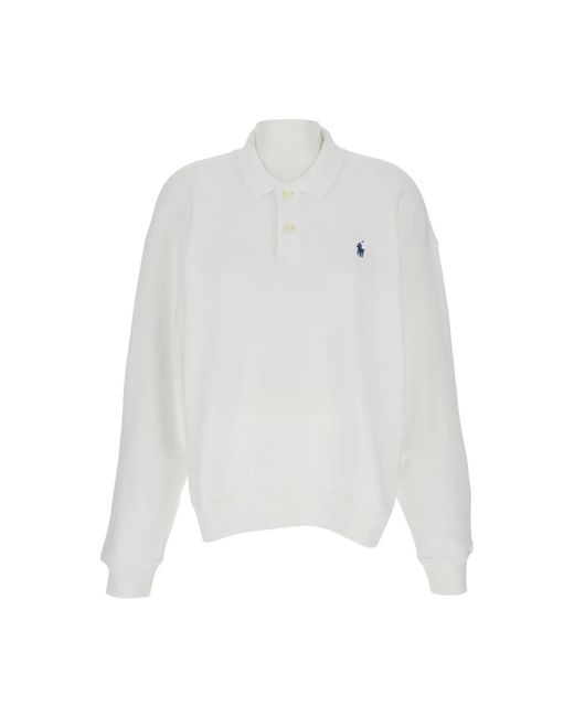 Polo Ralph Lauren White Sweatshirts
