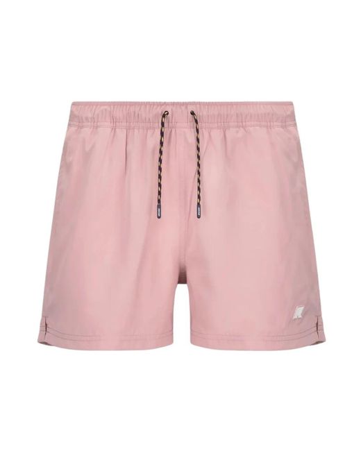 K-Way Casual shorts,swimwear,beachwear,badebekleidung in Pink für Herren