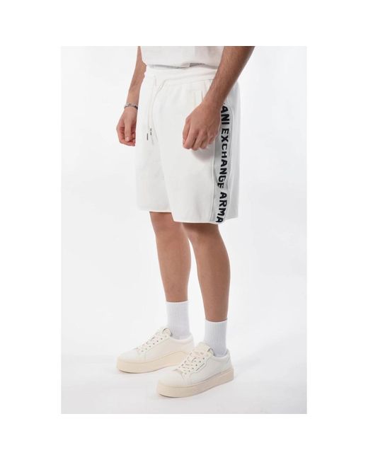 Armani Exchange Natural Casual Shorts for men