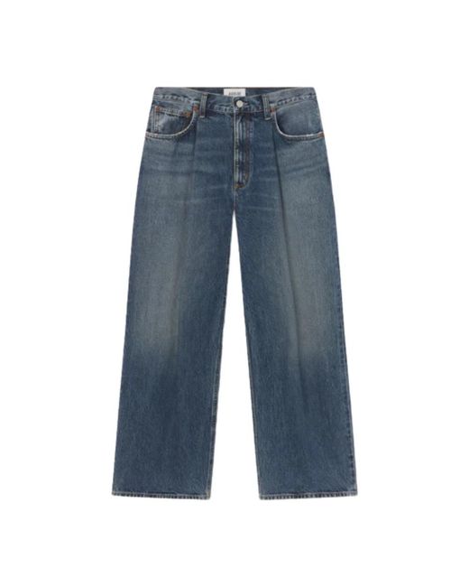 Agolde Blue Straight Fit Jeans for men