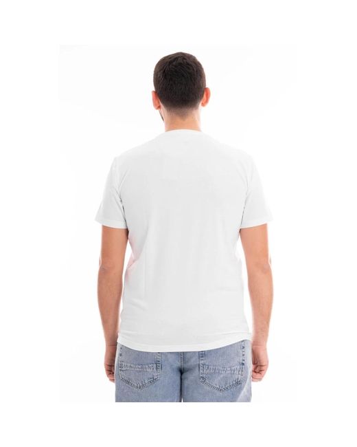 EA7 Casual t-shirt in White für Herren