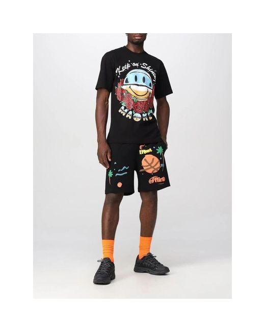 Casual Shorts di Market in Black da Uomo