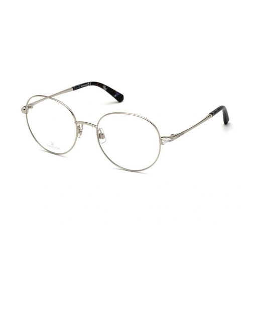 Swarovski Sk5351 Optisch Montuur in het Metallic