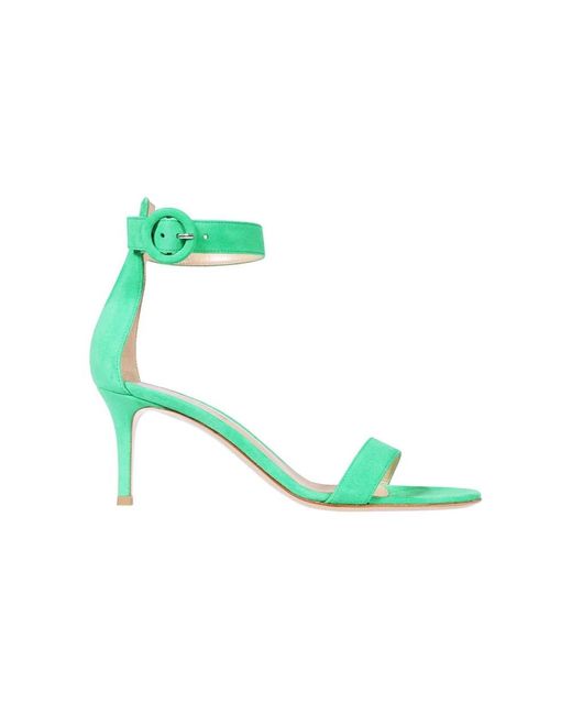 High Heel Sandals Gianvito Rossi de color Green