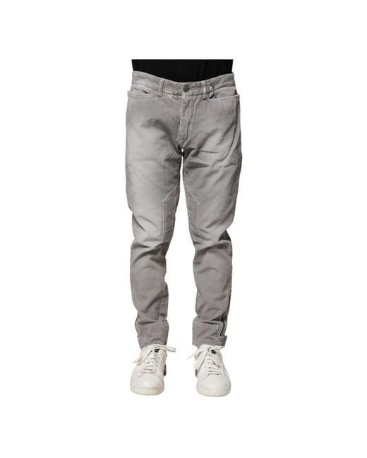 Balmain Gray Slim-Fit Jeans for men