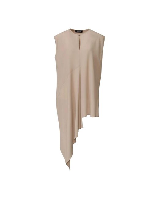 Fabiana Filippi Natural Sleeveless Tops