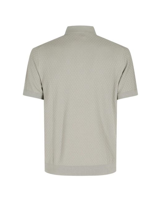 Paolo Pecora Gray Polo Shirts for men