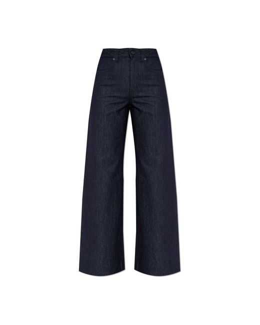Lacoste Jeans ,Blauw ,Denim Runway Straight Leg Denim Jeans in het Blue