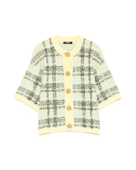 Cardigans Balmain de color Metallic