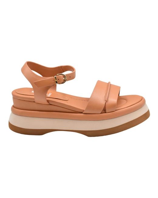 Jeannot Pink Flat Sandals